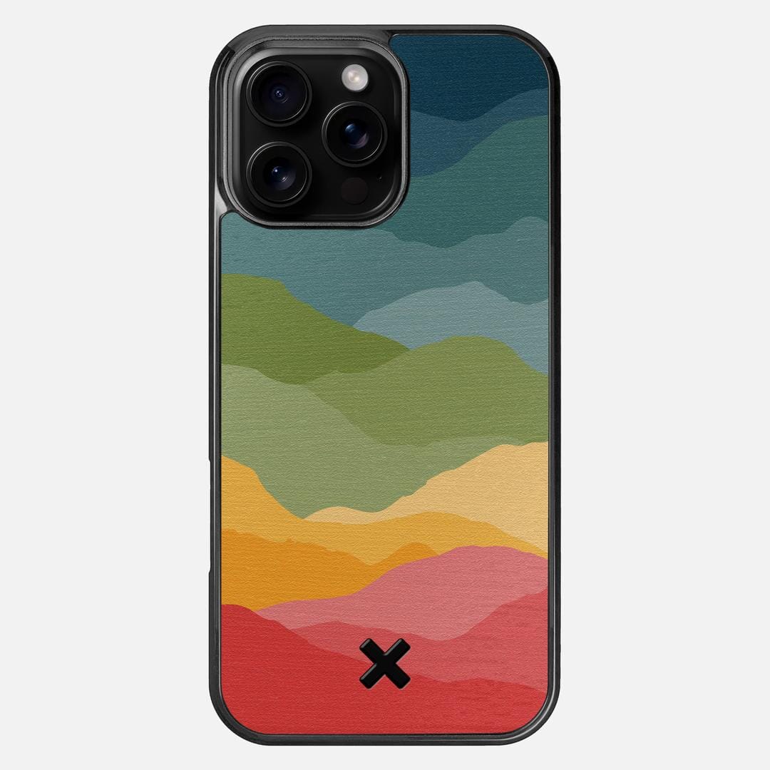 Gamut Case for the Apple iPhone 16 Pro Max featuring a UV Printed Wenge Wood backer with the Keyway X Mark#Phone Model_iPhone 16 Pro Max