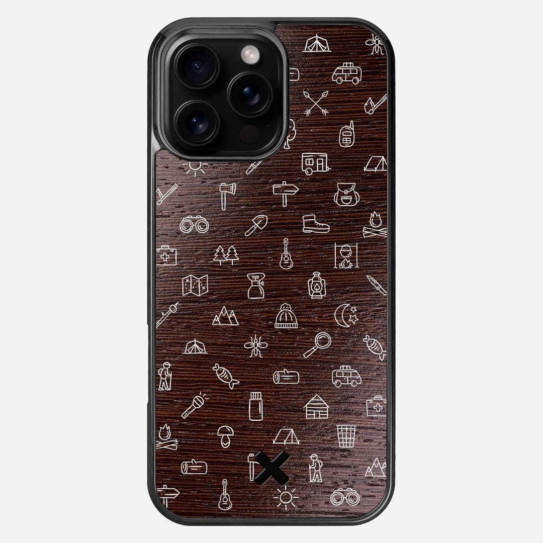 Gear Case for the Apple iPhone 16 Pro Max featuring a UV Printed Wenge Wood backer with the Keyway X Mark#Phone Model_iPhone 16 Pro Max