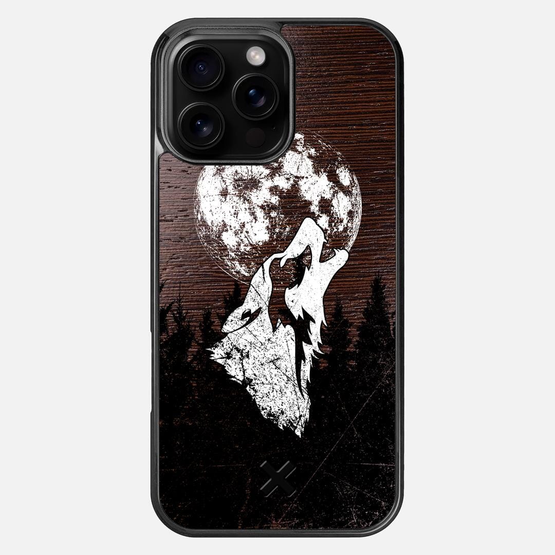 Howl Case for the Apple iPhone 16 Pro Max featuring a UV Printed Wenge Wood backer with the Keyway X Mark#Phone Model_iPhone 16 Pro Max