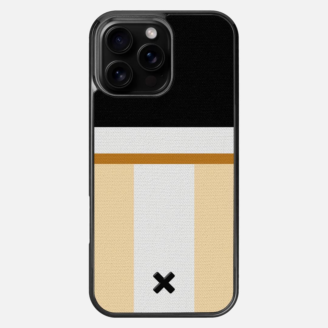 Isle Case for the Apple iPhone 16 Pro Max featuring a UV Printed Cotton Canvas backer with the Keyway X Mark#Phone Model_iPhone 16 Pro Max