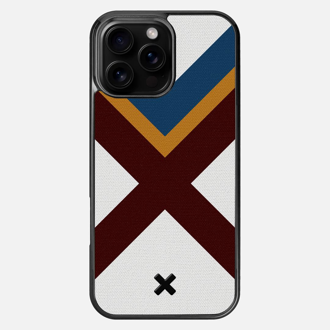 Range Case for the Apple iPhone 16 Pro Max featuring a UV Printed Cotton Canvas backer with the Keyway X Mark#Phone Model_iPhone 16 Pro Max