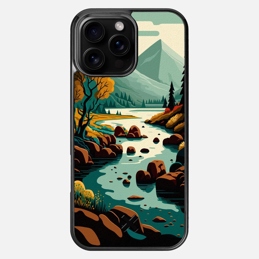 Sanctuary Case for the Apple iPhone 16 Pro Max featuring a UV Printed Cotton Canvas backer with the Keyway X Mark#Phone Model_iPhone 16 Pro Max