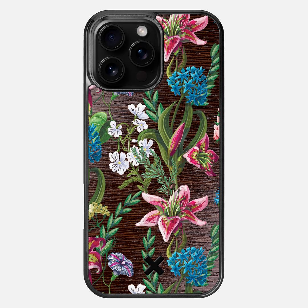 Stargazer Case for the Apple iPhone 16 Pro Max featuring a UV Printed Wenge Wood backer with the Keyway X Mark#Phone Model_iPhone 16 Pro Max