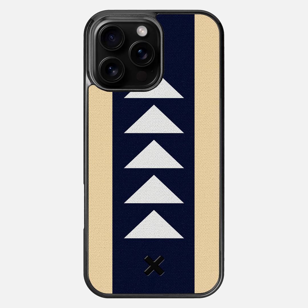 Track Case for the Apple iPhone 16 Pro Max featuring a UV Printed Cotton Canvas backer with the Keyway X Mark#Phone Model_iPhone 16 Pro Max