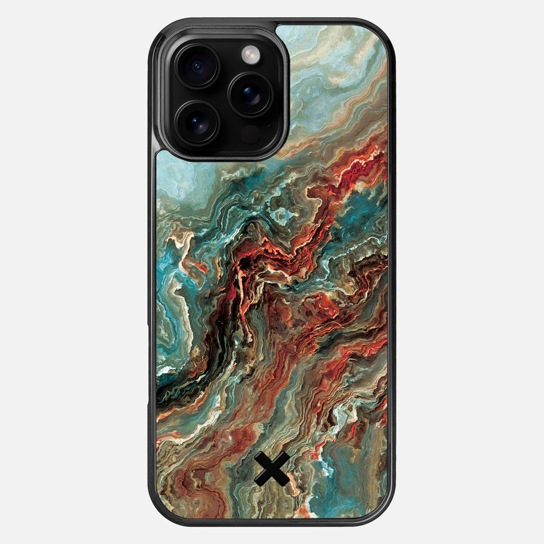 Verona Case for the Apple iPhone 16 Pro Max featuring a UV Printed Wenge Wood backer with the Keyway X Mark#Phone Model_iPhone 16 Pro Max