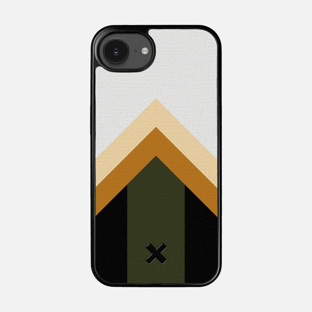 Ascent Case for the Apple iPhone 16e featuring a UV Printed Cotton Canvas backer with the Keyway X Mark#Phone Model_iPhone 16e