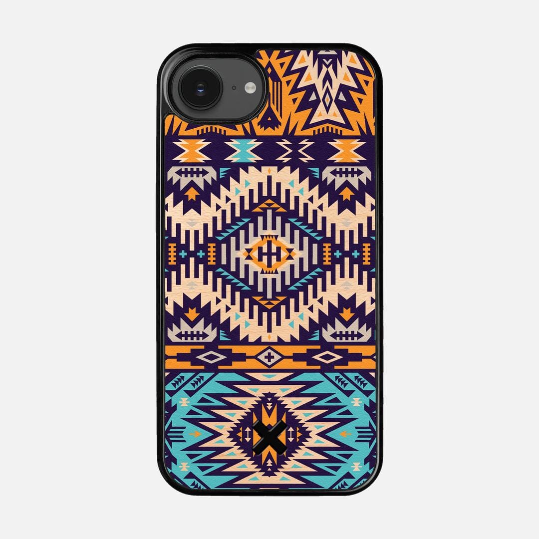 Aztec Case for the Apple iPhone 16e featuring a UV Printed Maple Wood backer with the Keyway X Mark#Phone Model_iPhone 16e