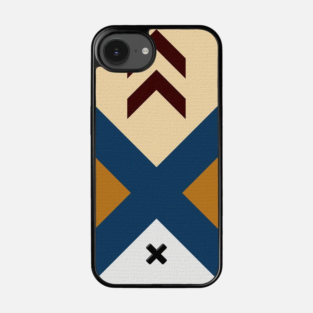 Camp Case for the Apple iPhone 16e featuring a UV Printed Cotton Canvas backer with the Keyway X Mark#Phone Model_iPhone 16e