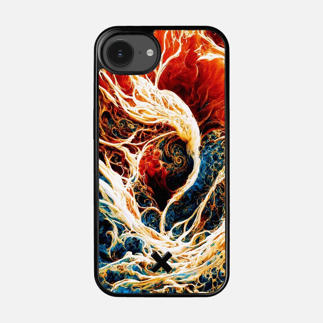 Evolve Case for the Apple iPhone 16e featuring a UV Printed Cotton Canvas backer with the Keyway X Mark#Phone Model_iPhone 16e