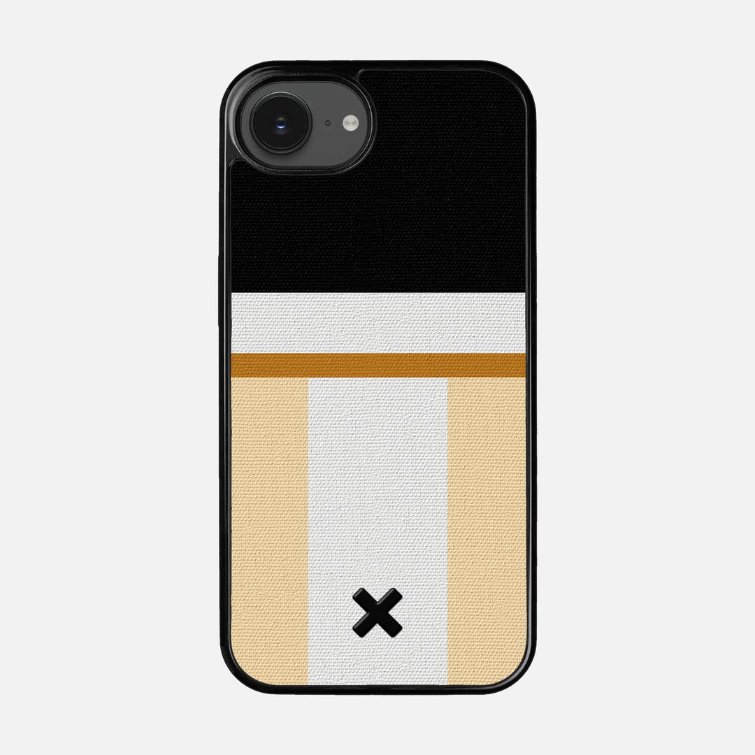 Isle Case for the Apple iPhone 16e featuring a UV Printed Cotton Canvas backer with the Keyway X Mark#Phone Model_iPhone 16e
