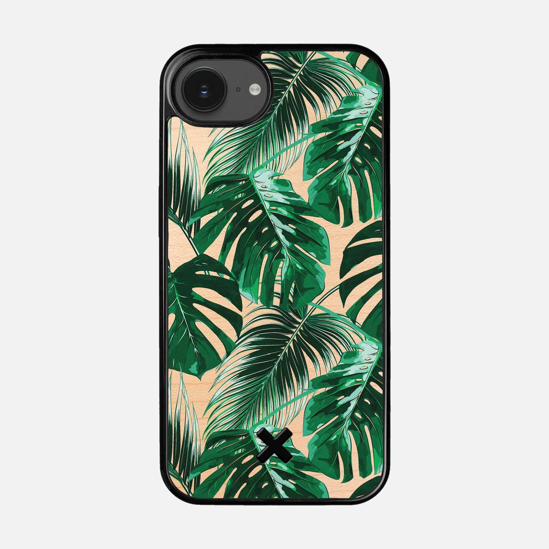 Palm Case for the Apple iPhone 16e featuring a UV Printed Maple Wood backer with the Keyway X Mark#Phone Model_iPhone 16e