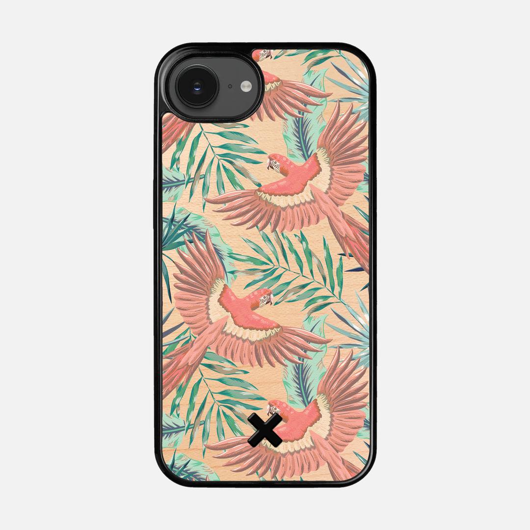 Paradise Case for the Apple iPhone 16e featuring a UV Printed Maple Wood backer with the Keyway X Mark#Phone Model_iPhone 16e