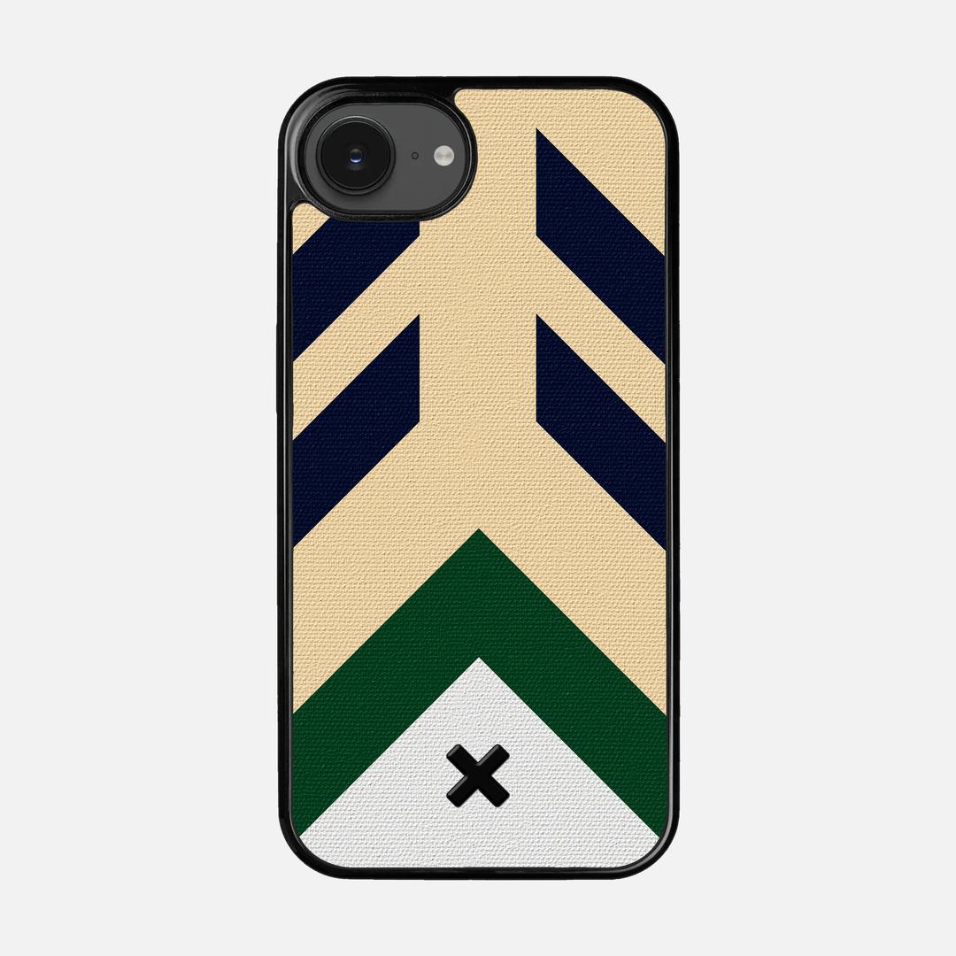 Passage Case for the Apple iPhone 16e featuring a UV Printed Cotton Canvas backer with the Keyway X Mark#Phone Model_iPhone 16e