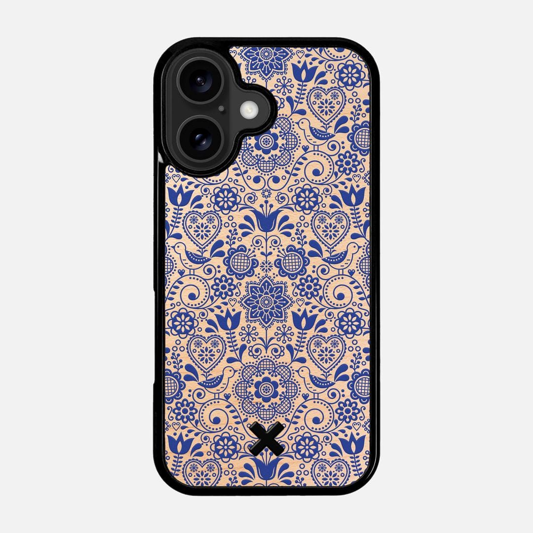 Bloom Case for the Apple iPhone 17 featuring a UV Printed Maple Wood backer with the Keyway X Mark#Phone Model_iPhone 17