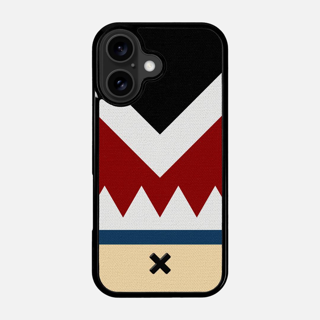 Cove Case for the Apple iPhone 17 featuring a UV Printed Cotton Canvas backer with the Keyway X Mark#Phone Model_iPhone 17