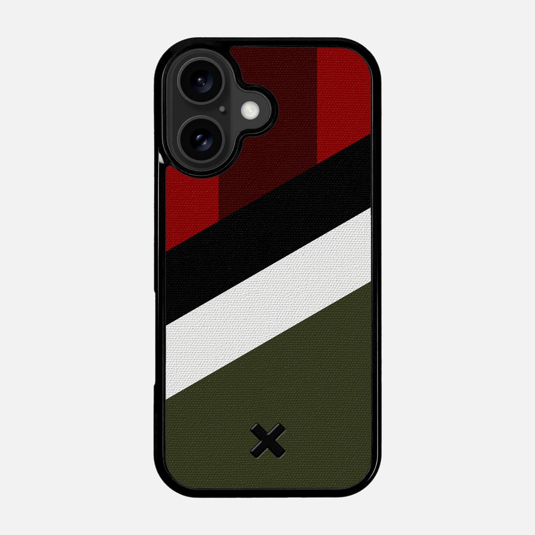 Highland Case for the Apple iPhone 17 featuring a UV Printed Cotton Canvas backer with the Keyway X Mark#Phone Model_iPhone 17