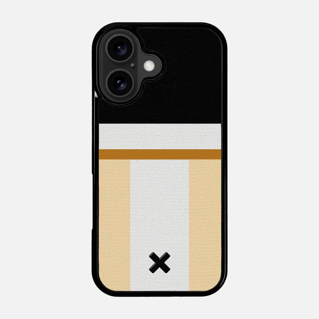 Isle Case for the Apple iPhone 17 featuring a UV Printed Cotton Canvas backer with the Keyway X Mark#Phone Model_iPhone 17