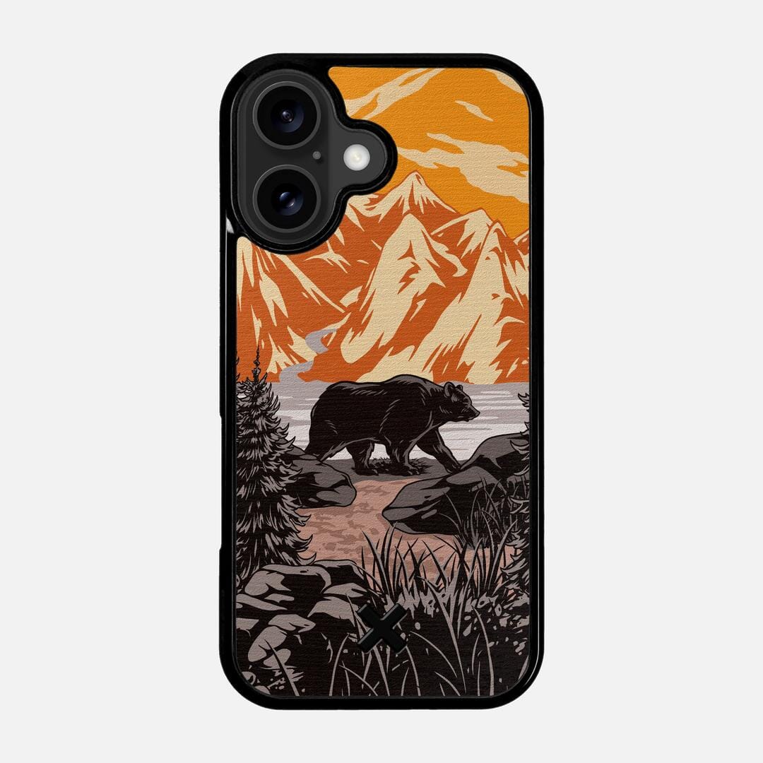 Kodiak Case for the Apple iPhone 17 featuring a UV Printed Wenge Wood backer with the Keyway X Mark#Phone Model_iPhone 17