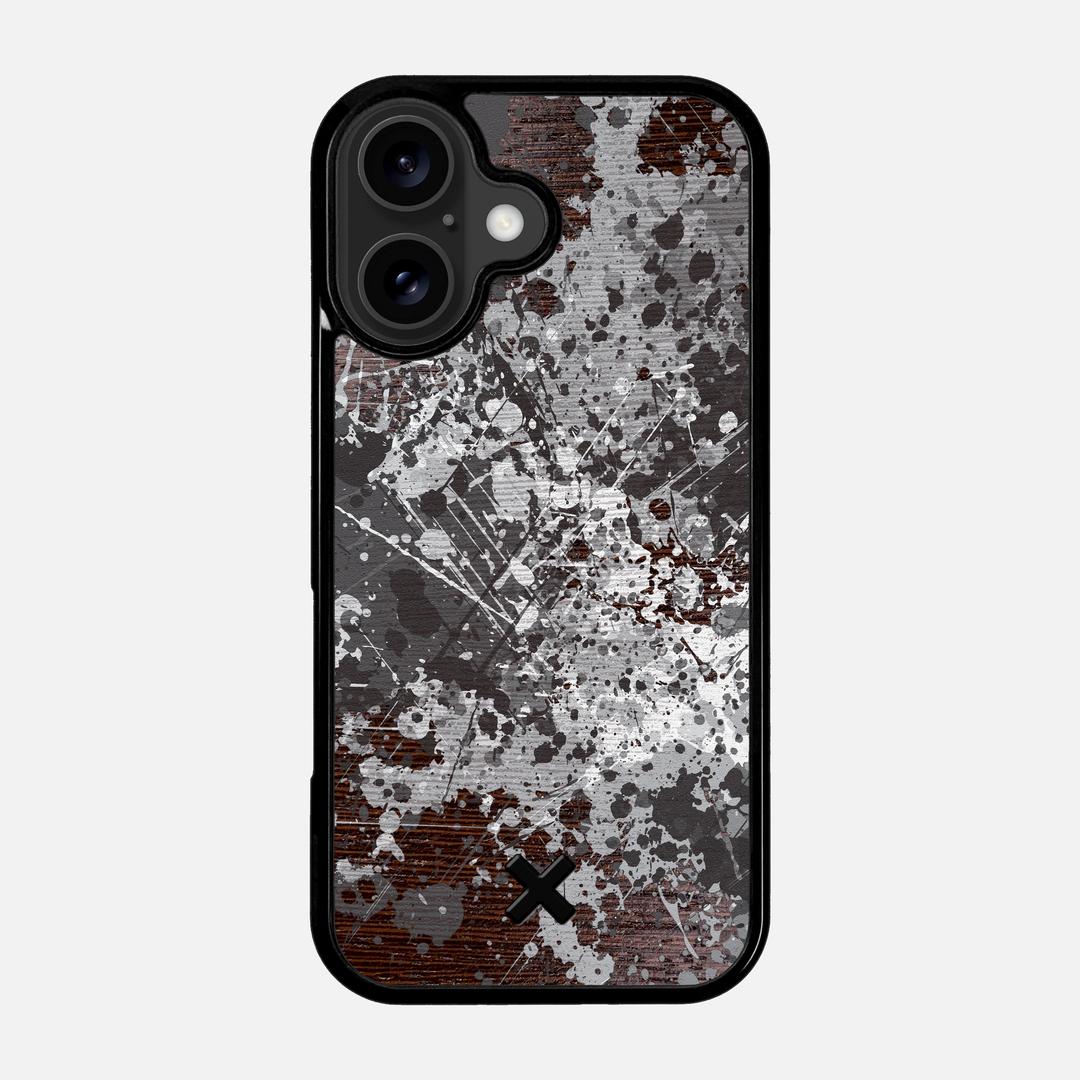 Mono Case for the Apple iPhone 17 featuring a UV Printed Wenge Wood backer with the Keyway X Mark#Phone Model_iPhone 17