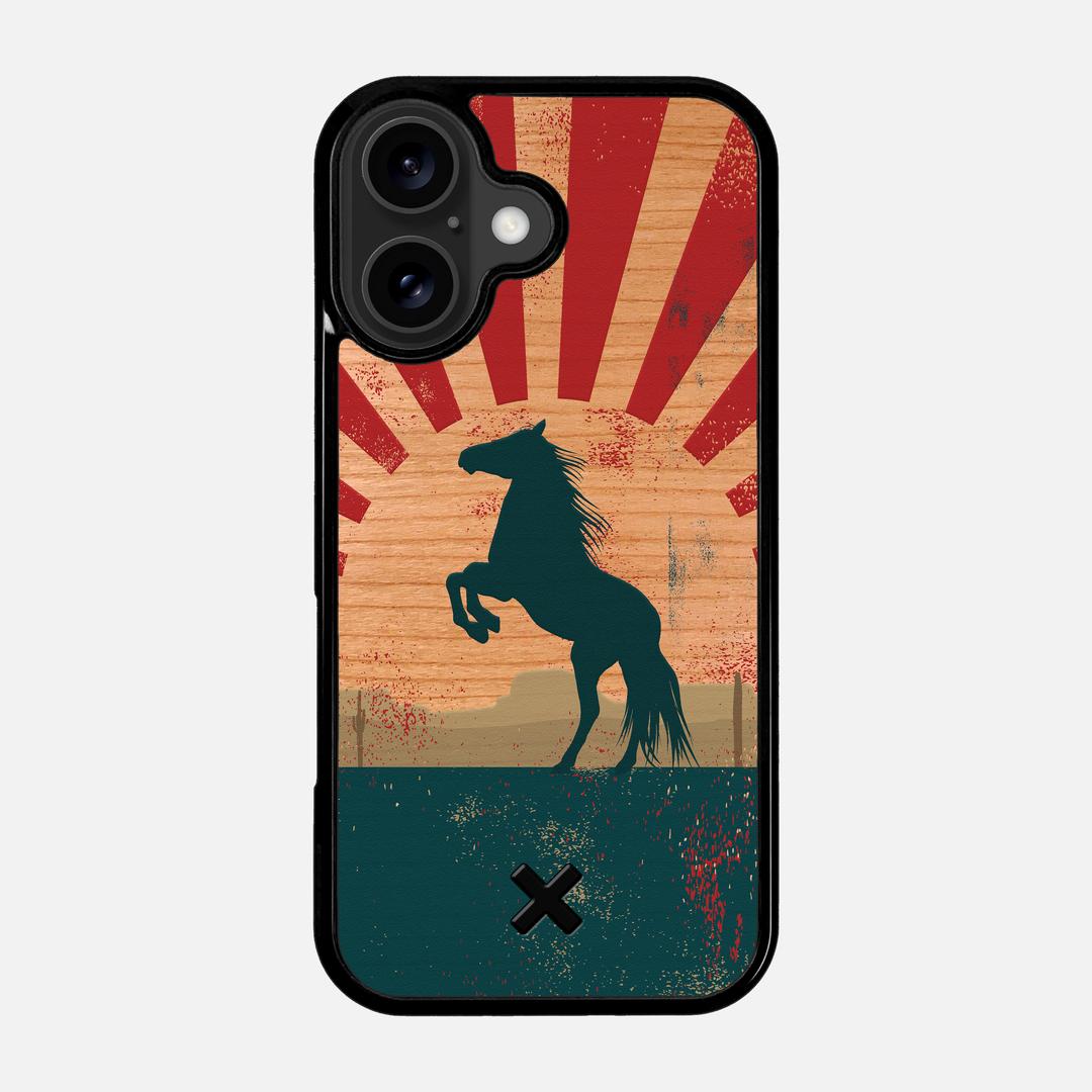 Mustang Case for the Apple iPhone 17 featuring a UV Printed Cherry Wood backer with the Keyway X Mark#Phone Model_iPhone 17