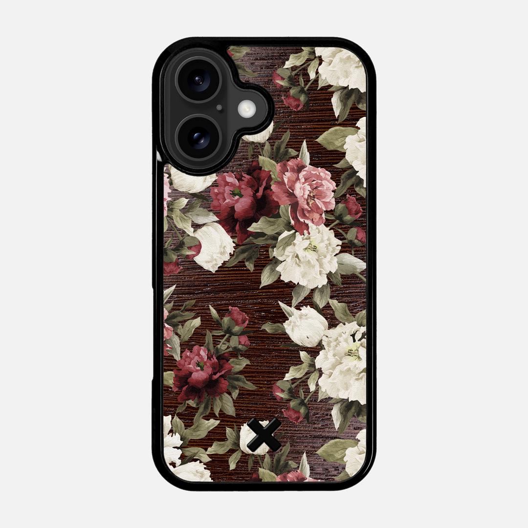 Rose Case for the Apple iPhone 17 featuring a UV Printed Wenge Wood backer with the Keyway X Mark#Phone Model_iPhone 17