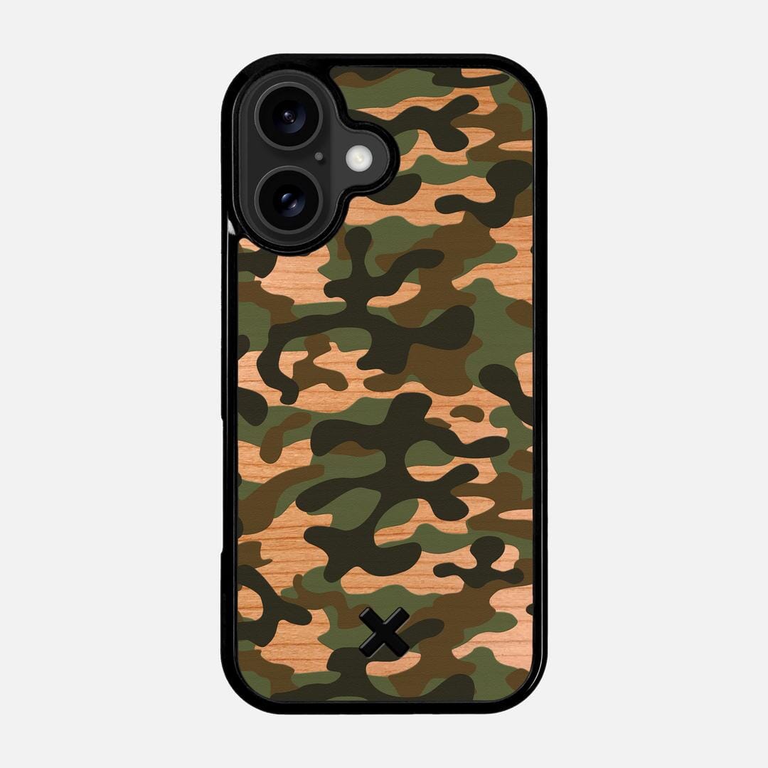 Trooper Case for the Apple iPhone 17 featuring a UV Printed and Cherry Wood backer with the Keyway X Mark#Phone Model_iPhone 17