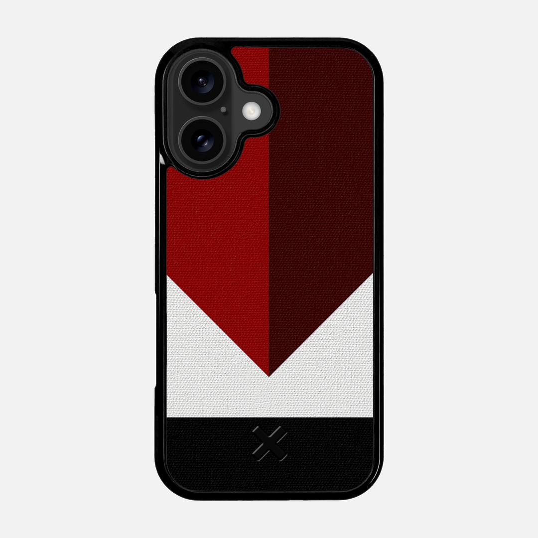 Valley Case for the Apple iPhone 17 featuring a UV Printed Cotton Canvas backer with the Keyway X Mark#Phone Model_iPhone 17