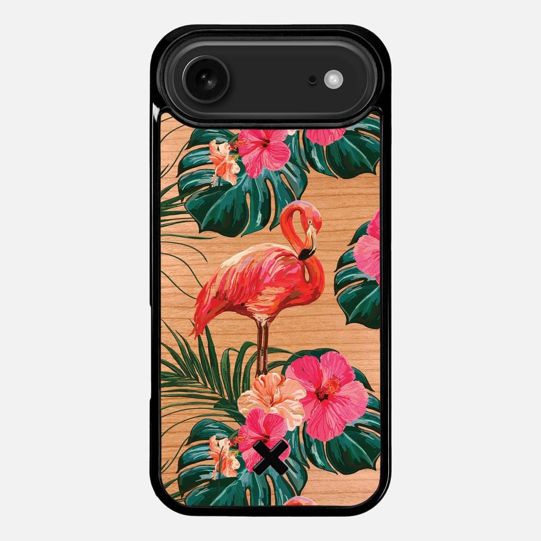 Flamingo Case for the Apple iPhone 17 Air featuring a UV Printed Cherry Wood backer with the Keyway X Mark#Phone Model_iPhone 17 Air