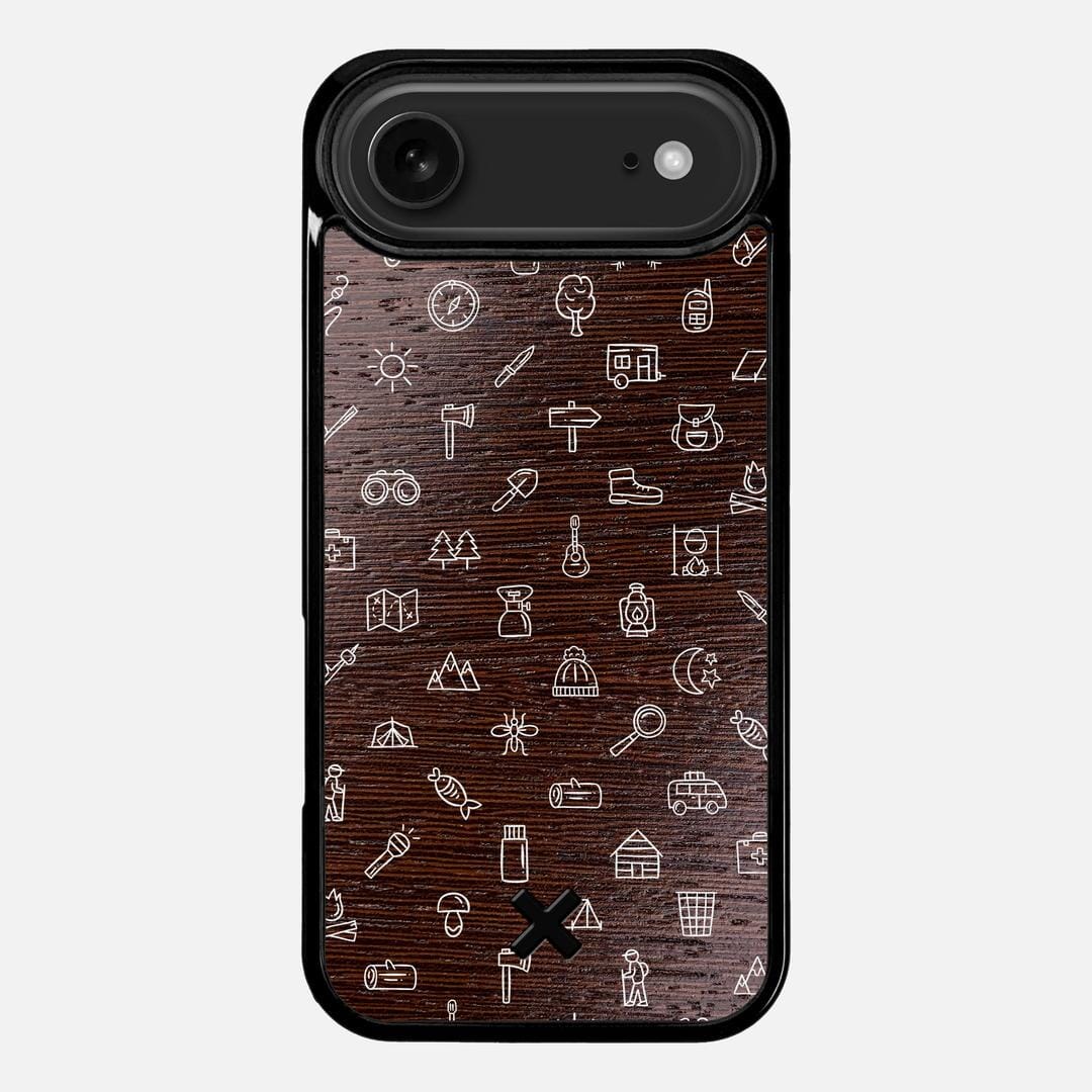 Gear Case for the Apple iPhone 17 Air featuring a UV Printed Wenge Wood backer with the Keyway X Mark#Phone Model_iPhone 17 Air
