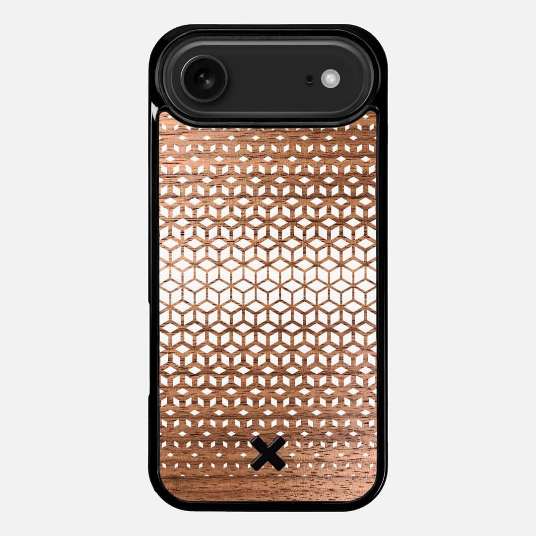 Geo Case for the Apple iPhone 17 Air featuring a UV Printed Walnut Wood backer with the Keyway X Mark#Phone Model_iPhone 17 Air