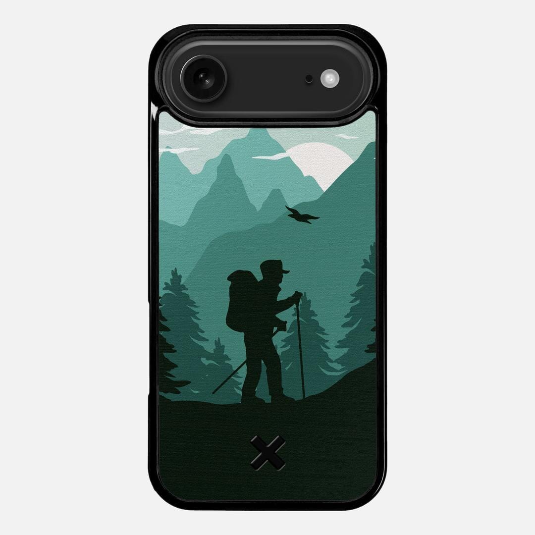 Hiker Case for the Apple iPhone 17 Air featuring a UV Printed Wenge Wood backer with the Keyway X Mark#Phone Model_iPhone 17 Air