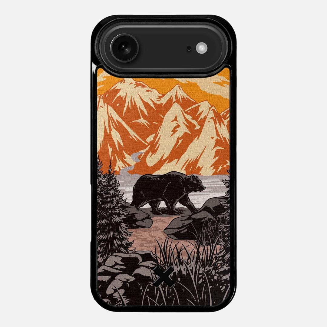 Kodiak Case for the Apple iPhone 17 Air featuring a UV Printed Wenge Wood backer with the Keyway X Mark#Phone Model_iPhone 17 Air