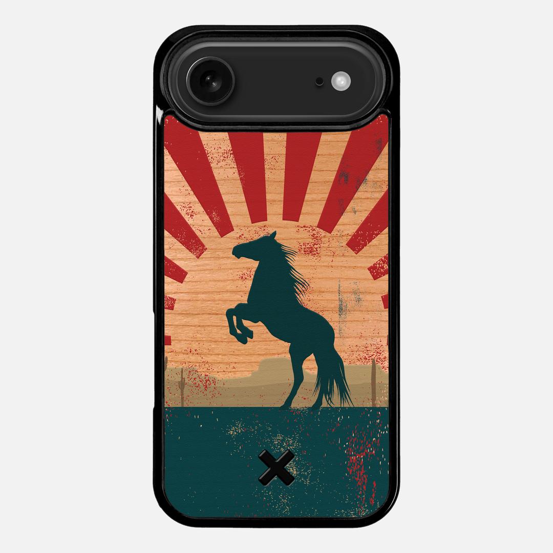 Mustang Case for the Apple iPhone 17 Air featuring a UV Printed Cherry Wood backer with the Keyway X Mark#Phone Model_iPhone 17 Air
