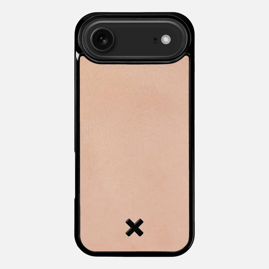 Natural Leather Case for the Apple iPhone 17 Air featuring a Genuine Leather backer with the Keyway X Mark#Phone Model_iPhone 17 Air