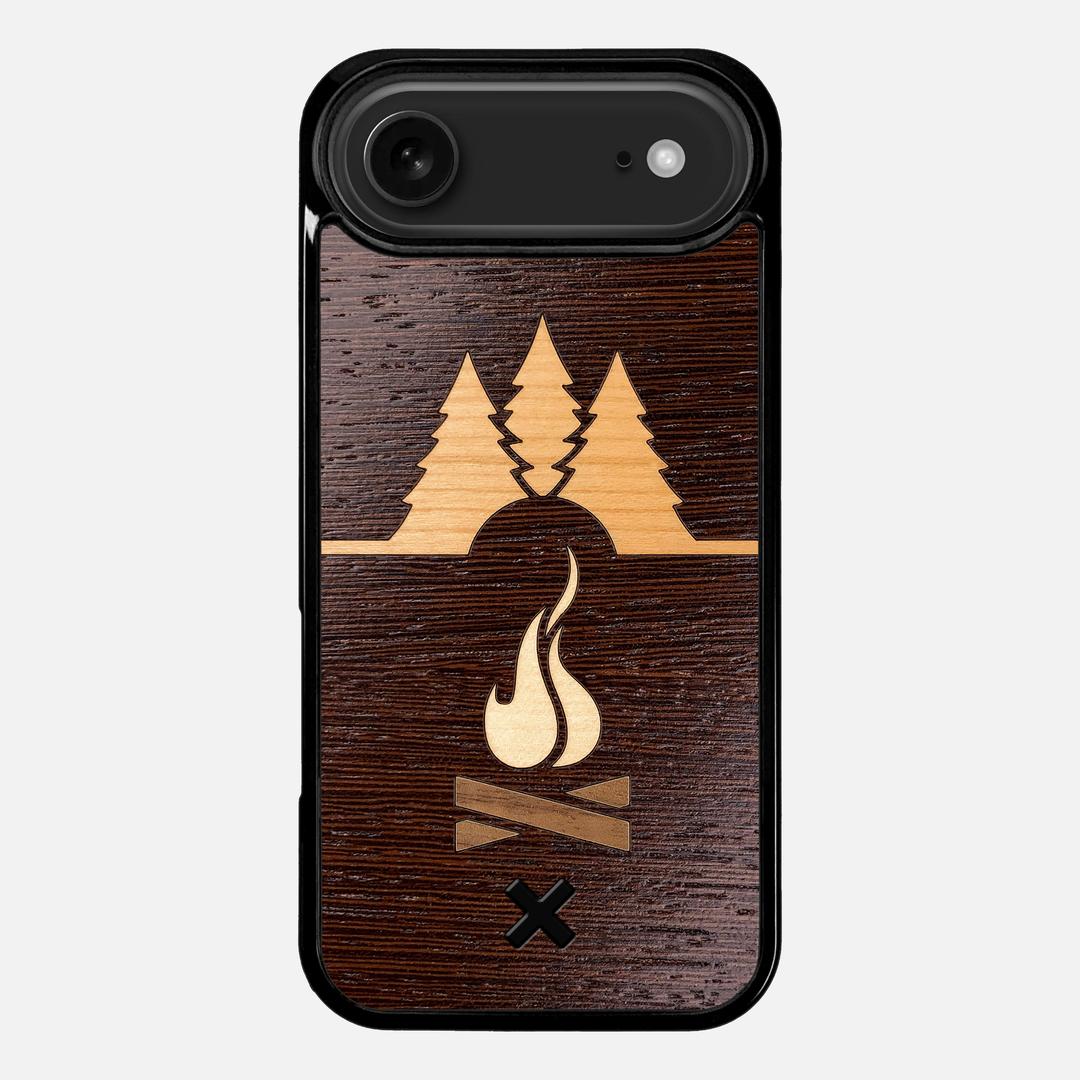 Nomad Case for the Apple iPhone 17 Air featuring a Wenge, Cherry, Maple, and Walnut Wood backer with the Keyway X Mark#Phone Model_iPhone 17 Air