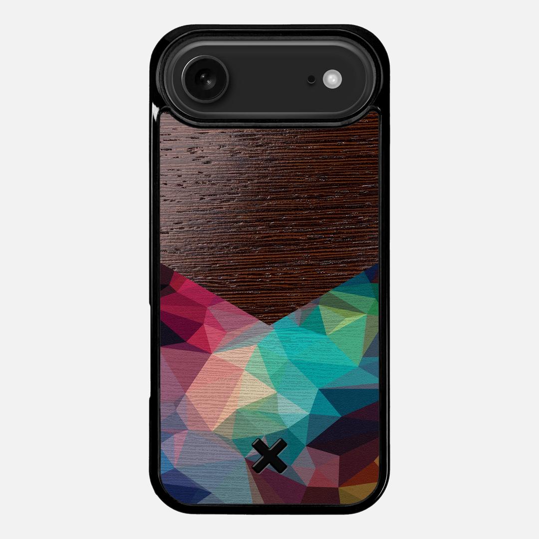 Prism Case for the Apple iPhone 17 Air featuring a UV Printed Wenge Wood backer with the Keyway X Mark#Phone Model_iPhone 17 Air