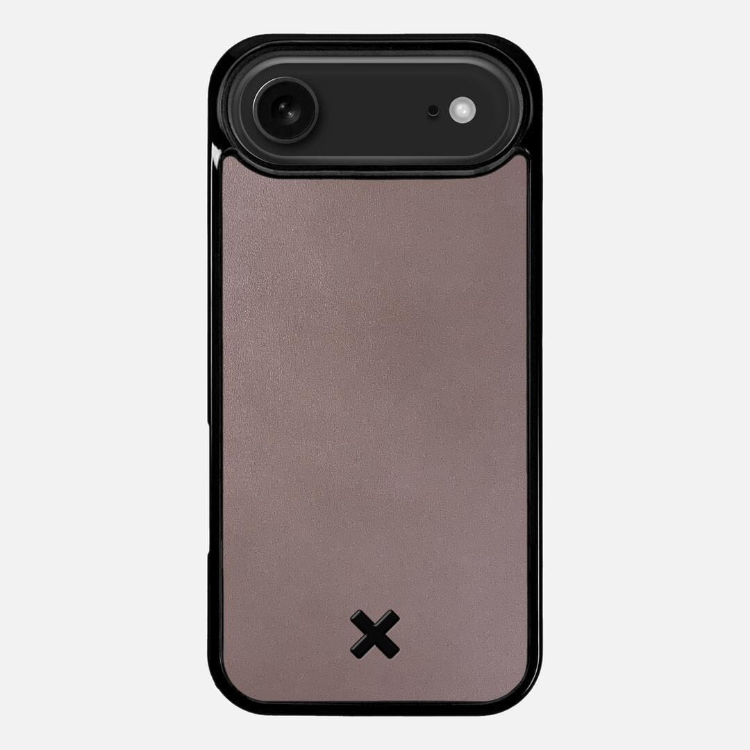 Slate Leather Case for the Apple iPhone 17 Air featuring a Genuine Leather backer with the Keyway X Mark#Phone Model_iPhone 17 Air