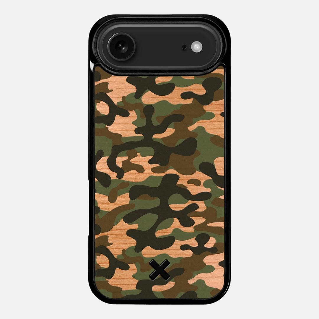 Trooper Case for the Apple iPhone 17 Air featuring a UV Printed and Cherry Wood backer with the Keyway X Mark#Phone Model_iPhone 17 Air