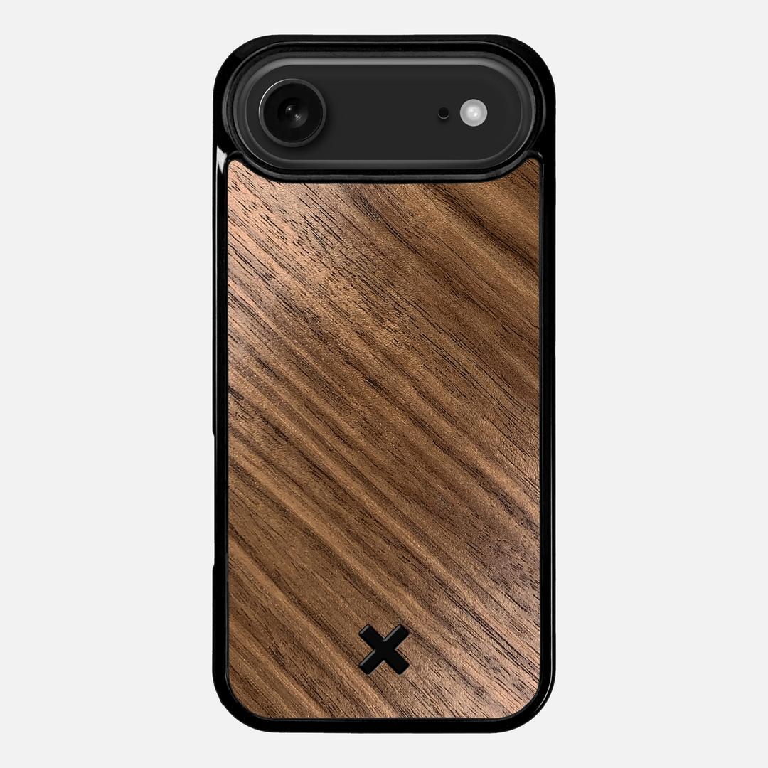 Walnut Pure Case for the Apple iPhone 17 Air featuring a Walnut Wood backer with the Keyway X Mark#Phone Model_iPhone 17 Air