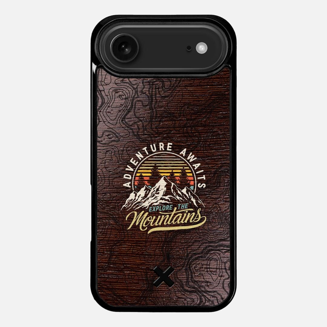 Wanderlust Case for the Apple iPhone 17 Air featuring a UV Printed Wenge Wood backer with the Keyway X Mark#Phone Model_iPhone 17 Air