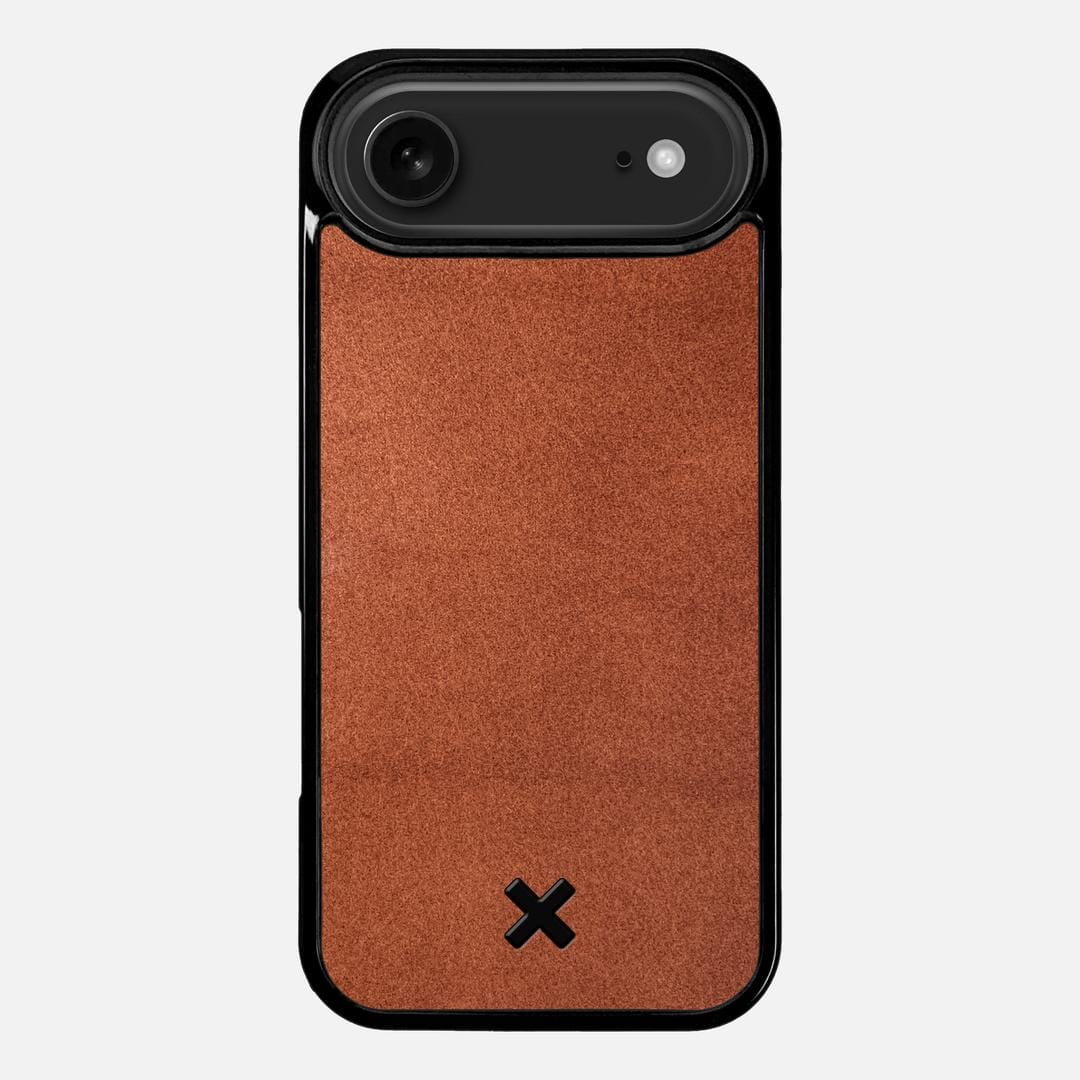 Whiskey Leather Case for the Apple iPhone 17 Air featuring a Genuine Leather backer with the Keyway X Mark#Phone Model_iPhone 17 Air