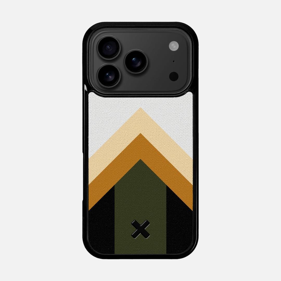 Ascent Case for the Apple iPhone 17 Pro featuring a UV Printed Cotton Canvas backer with the Keyway X Mark#Phone Model_iPhone 17 Pro