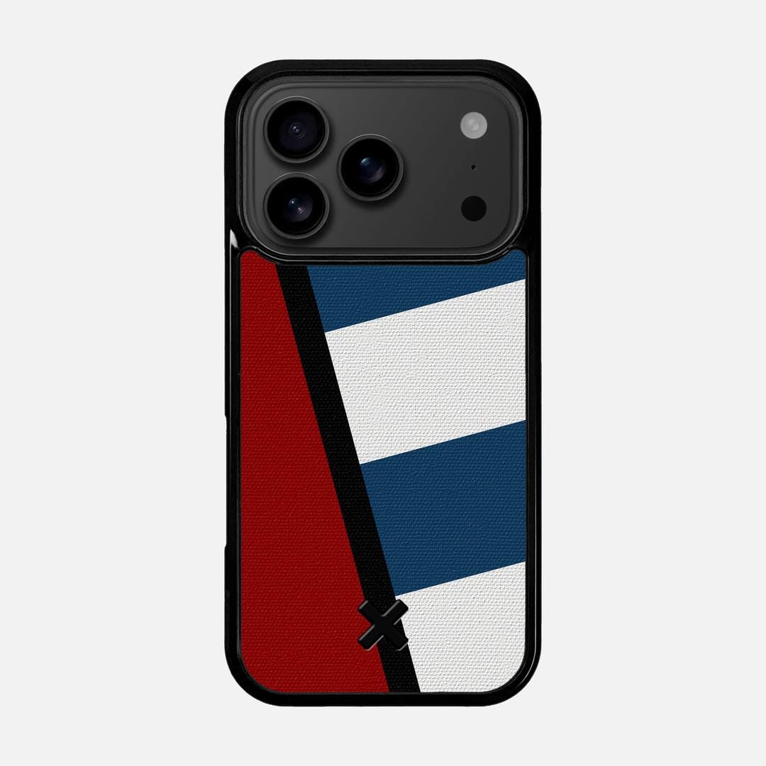 Bluff Case for the Apple iPhone 17 Pro featuring a UV Printed Cotton Canvas backer with the Keyway X Mark#Phone Model_iPhone 17 Pro