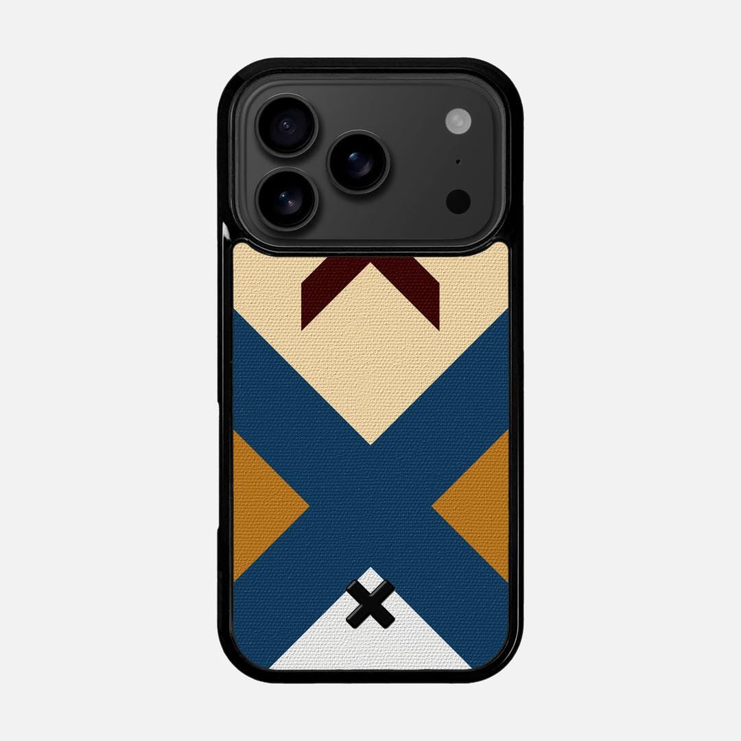 Camp Case for the Apple iPhone 17 Pro featuring a UV Printed Cotton Canvas backer with the Keyway X Mark#Phone Model_iPhone 17 Pro