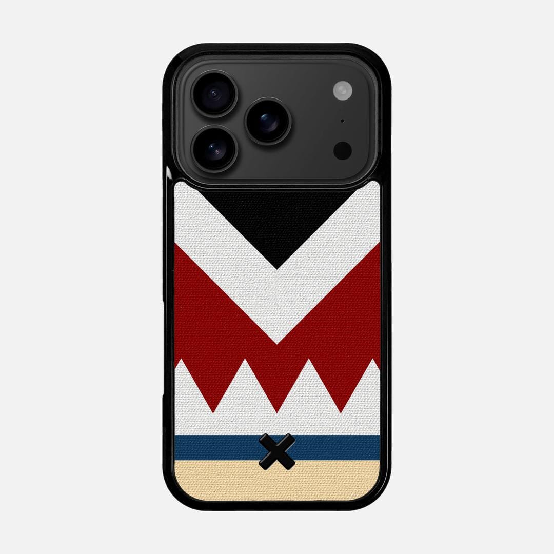 Cove Case for the Apple iPhone 17 Pro featuring a UV Printed Cotton Canvas backer with the Keyway X Mark#Phone Model_iPhone 17 Pro