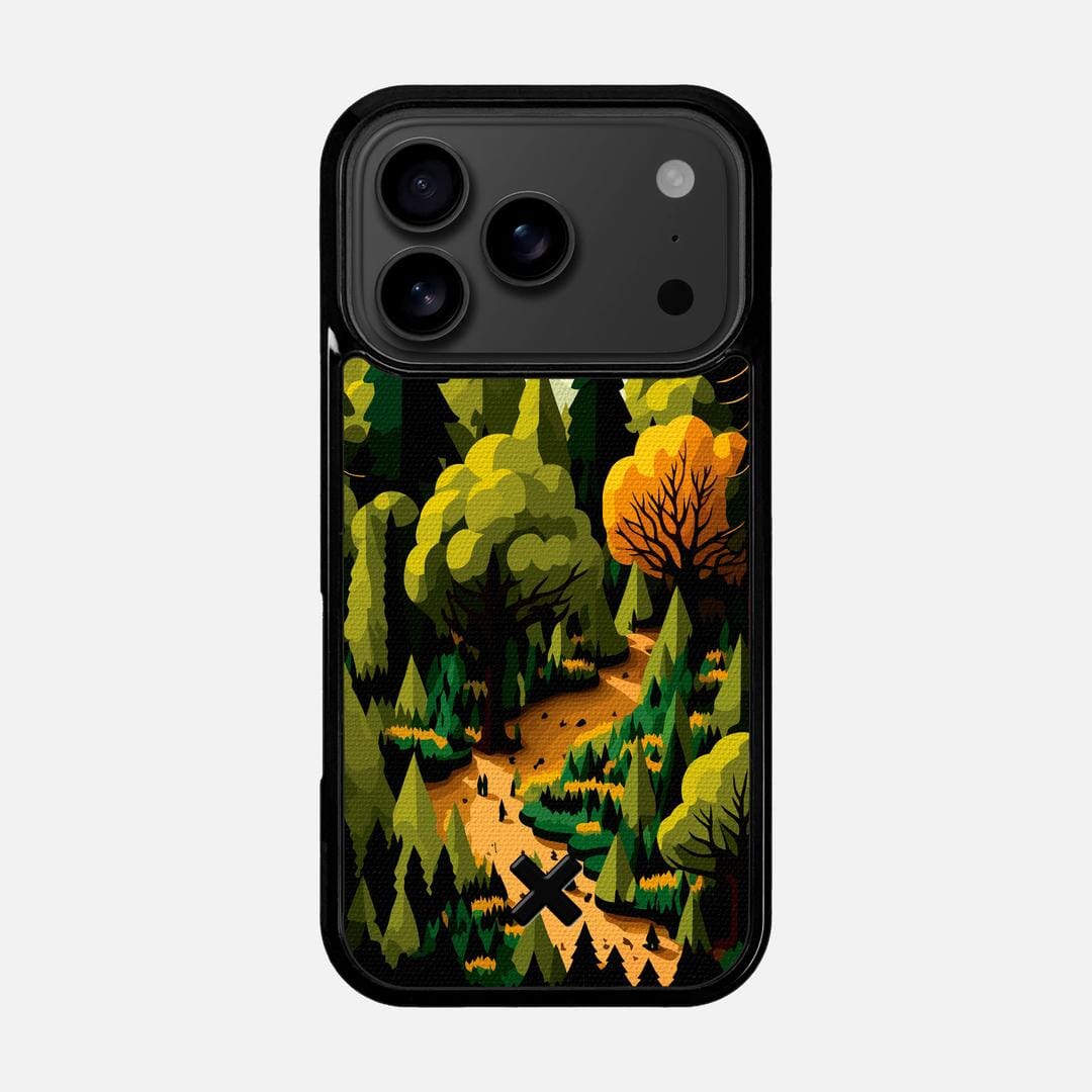 Evergreen Case for the Apple iPhone 17 Pro featuring a UV Printed Cotton Canvas backer with the Keyway X Mark#Phone Model_iPhone 17 Pro