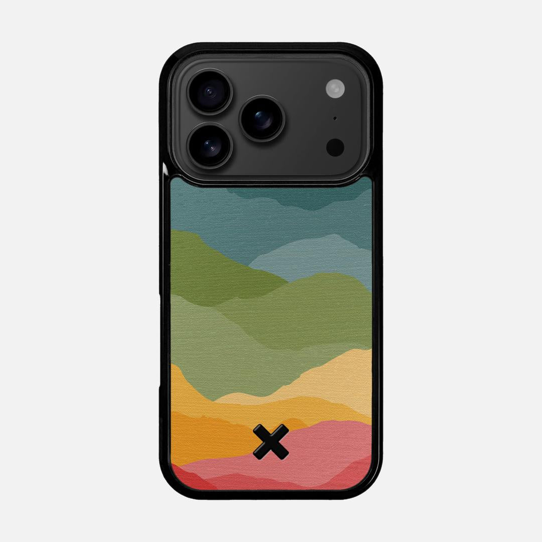 Gamut Case for the Apple iPhone 17 Pro featuring a UV Printed Wenge Wood backer with the Keyway X Mark#Phone Model_iPhone 17 Pro