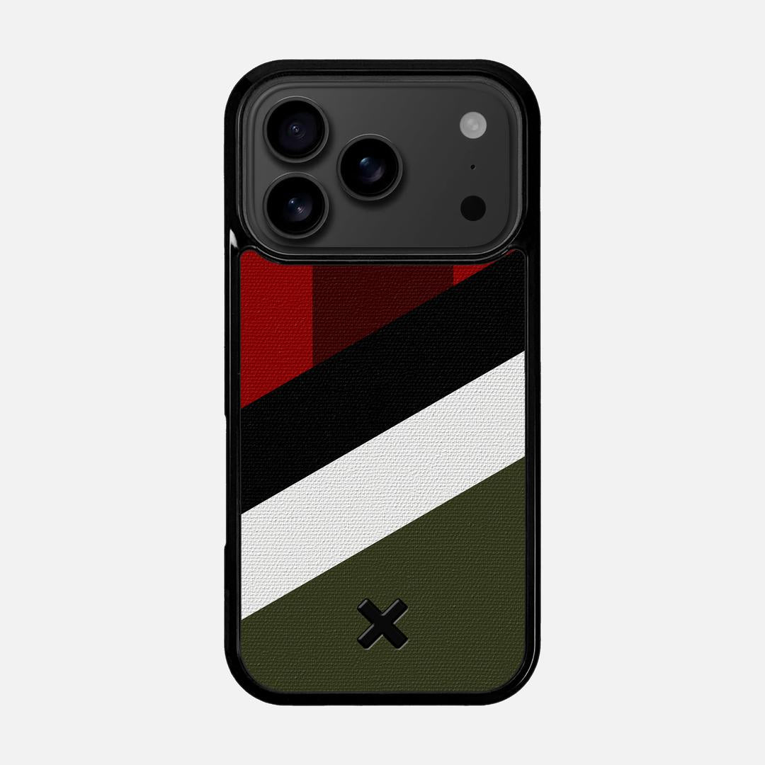 Highland Case for the Apple iPhone 17 Pro featuring a UV Printed Cotton Canvas backer with the Keyway X Mark#Phone Model_iPhone 17 Pro