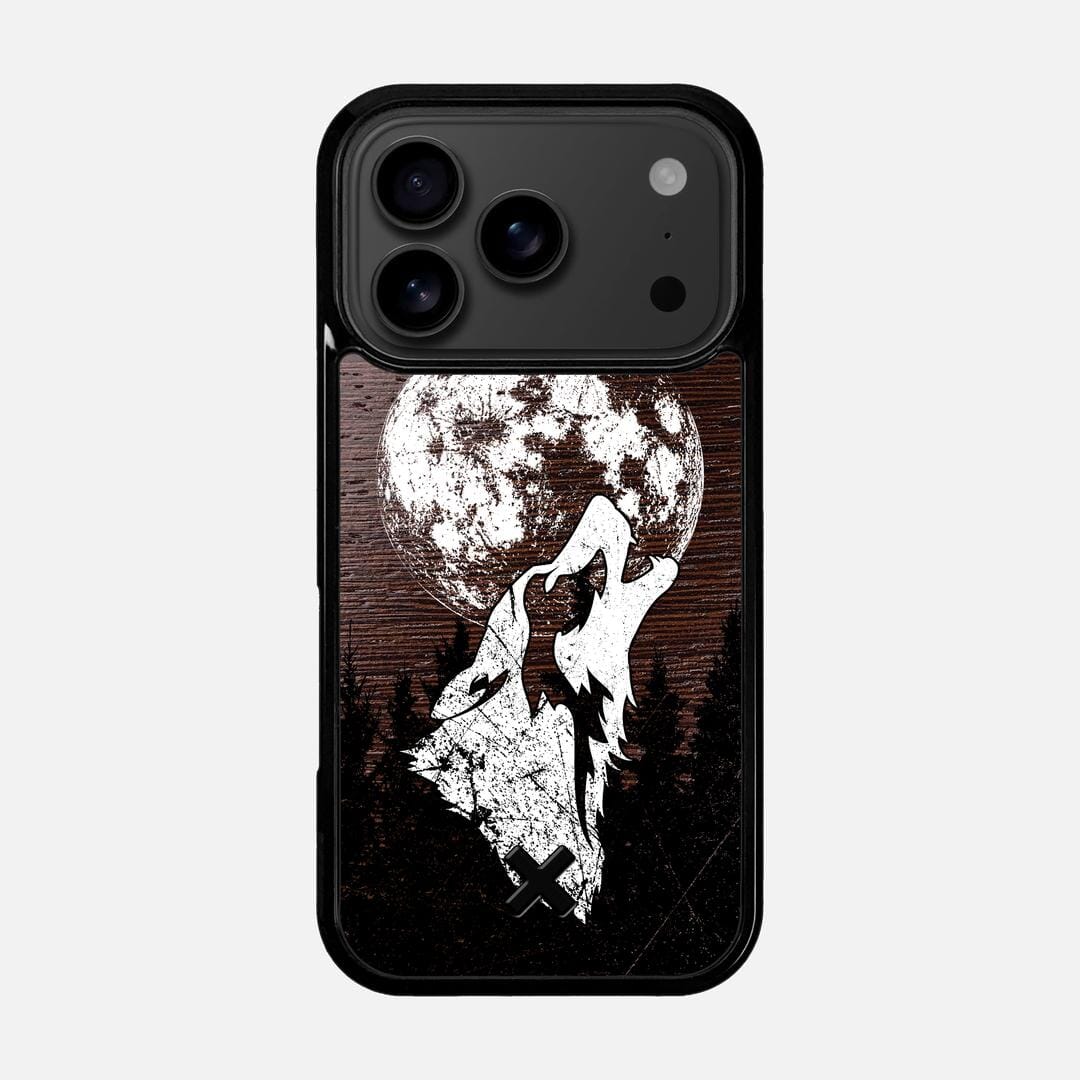 Howl Case for the Apple iPhone 17 Pro featuring a UV Printed Wenge Wood backer with the Keyway X Mark#Phone Model_iPhone 17 Pro