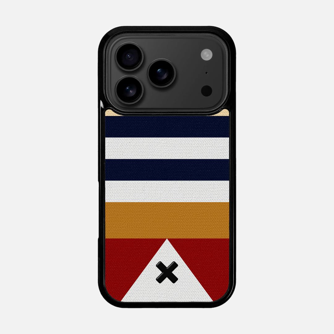 Lodge Case for the Apple iPhone 17 Pro featuring a UV Printed Cotton Canvas backer with the Keyway X Mark#Phone Model_iPhone 17 Pro